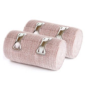 Bindeln till detoxen som ingar i Fango Body Wrap Kit mot en enkel vit bakgrund Bindeln till detoxen som ingar i Fango Body Wrap Kit mot en enkel vit bakgrund