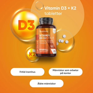 Vitamin D3 + K2