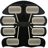 undersida pa 8 pad abs stimulator. magtranare. svart