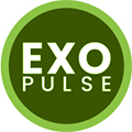 en gron bubbla med den vita texten exo pulse i mot en vit bakgrund en gron bubbla med den vita texten exo pulse i mot en vit bakgrund
