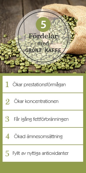 vad ar fordelarna med gront kaffe