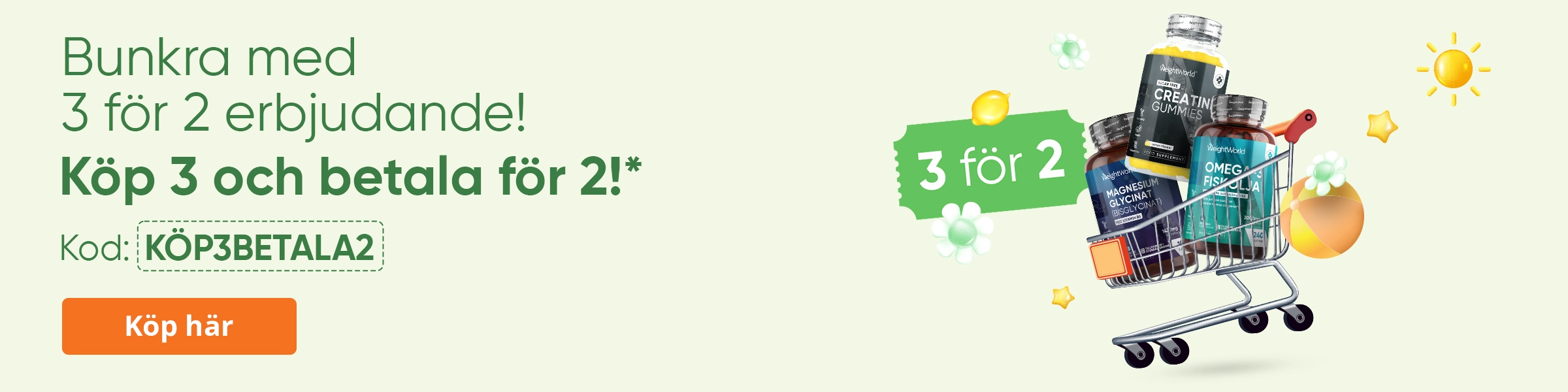 3 for 2 Selected Products