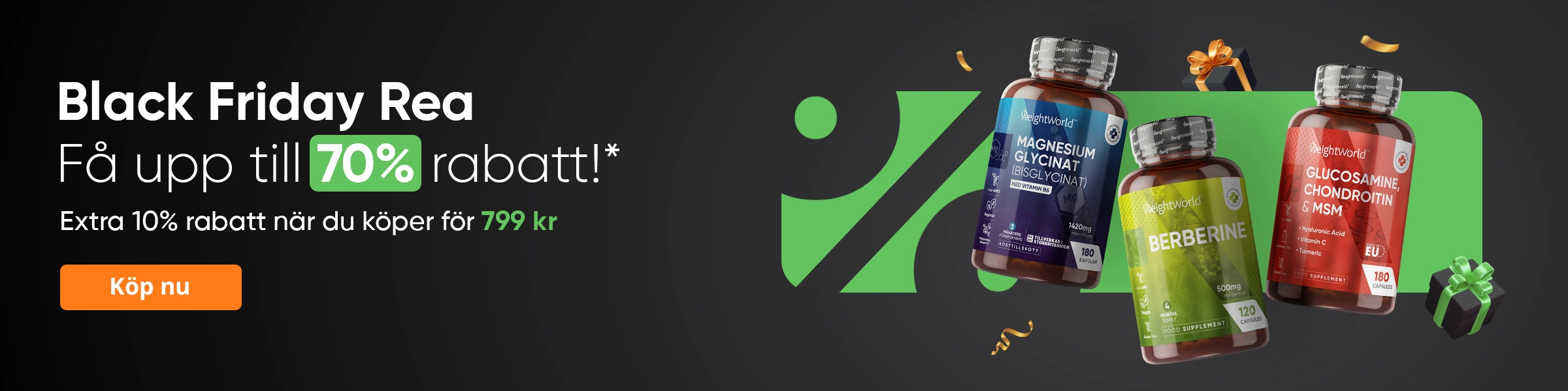 Black Friday Rea! Få upp till 70% rabatt!
