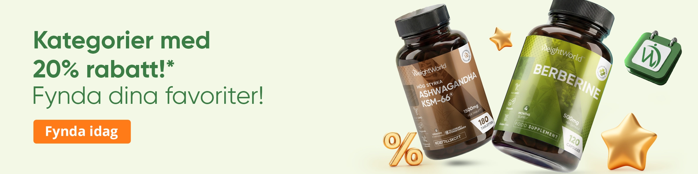 Category 20% off + Multipacks