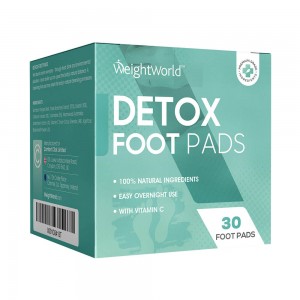 Detox Foot Pads Ett paket med helt naturliga detox fotplåster för en naturlig kroppslig balans