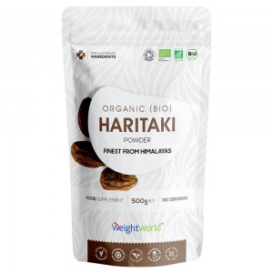 Bio Haritaki Pulver - Tillskott från ekologiska källor för vitalitet, hjärna & matsmältning - 500 g