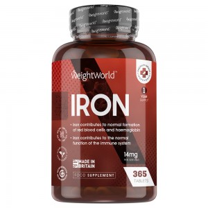 Järntabletter Järntabletter | Kosttillskott för ett normalt fungerande immunförsvar och en normal produktion av röda blodkroppar & hemoglobin.