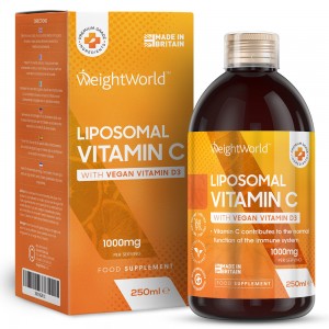 Liposomal C-vitamin med veganskt D3