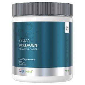 Vegan Collagen Powder – Veganskt Kollagen Pulver – För en frisk och ungdomlig hud – C-vitamin, hyaluronsyra och resveratrol – 100% växtbaserad