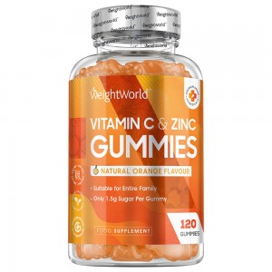 Vitamin C & Zink Vingummi Vitamin C & Zink Vingummi - WeightWorld - 120 Vitamingummin