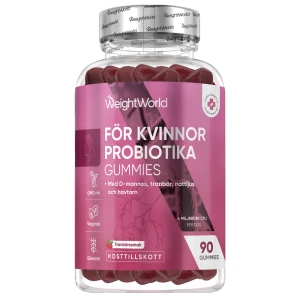 Probiotika Gummies för kvinnor