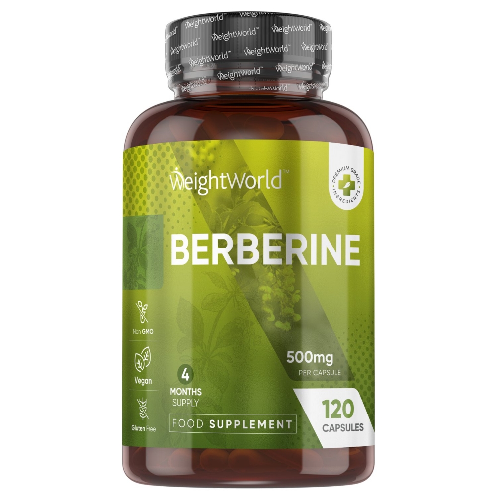 Berberine 500 mg | För hjärta och blodsocker | WeightWorld