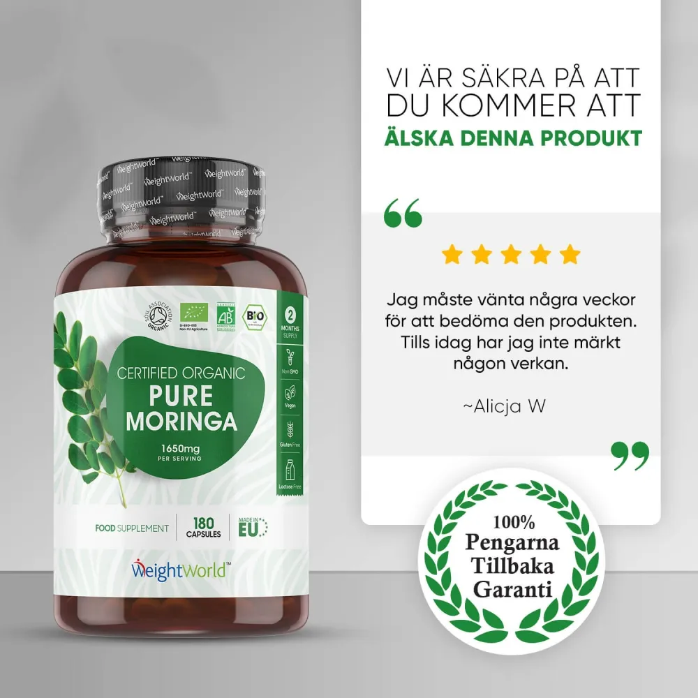 Moringa kapslar för kolesterolet från WeightWorld