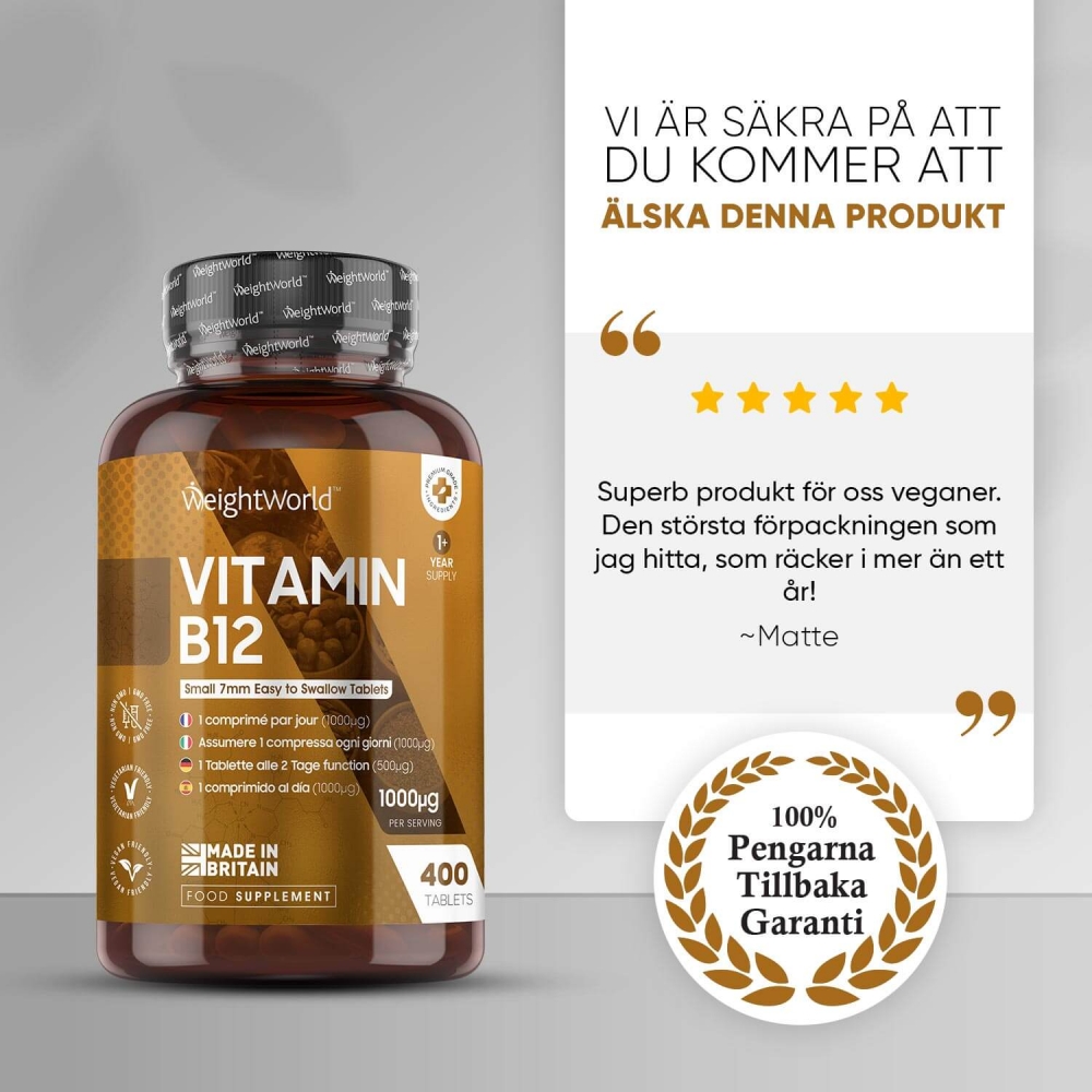 vitamin b12 för välmående och vitalitet