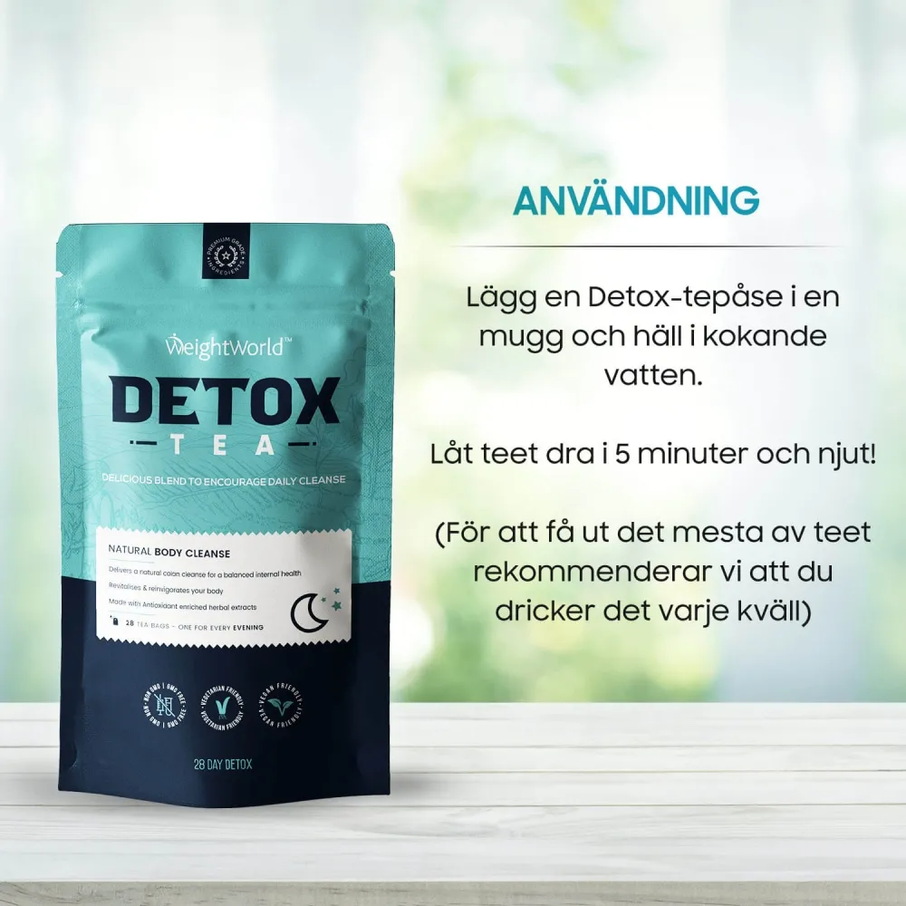 detox tea kombi välsmakande te för detox
