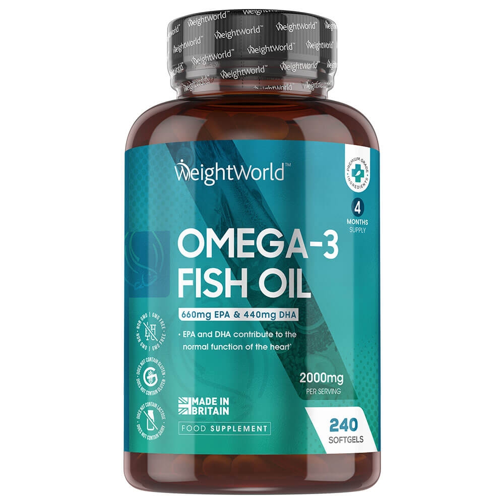 ww omega 3 fiskolja softgels för hjärna och hjärta