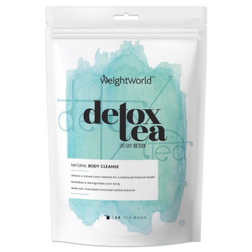 Detox Tea - 28 dagars vikthanteringsprogram - En rik källa till energigivande vitaminer & mineraler -  En mild örtbaserad detox kur.