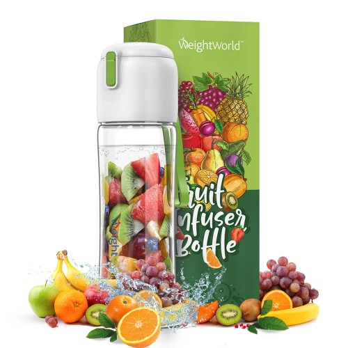 WeightWorld Vattenflaska med infuser, 650 ml - Släck törsten & njut av dina favoritfrukter samtidigt
