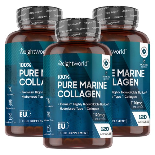 Pure Marine Collagen - Högpotent kosttillskott - 1170mg - 3-pack