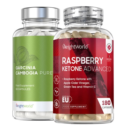 Garcinia Cambogia och Raspberry Ketone -Viktminskning Intensiv
