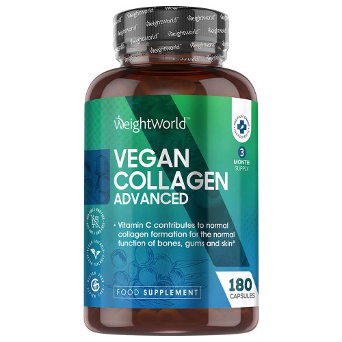 Vegan Collagen Advanced, 180 kapslar - Anti-aging kosttillskott för muskler, leder & hud