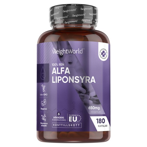 Alfa-liponsyra (ALA) 650mg