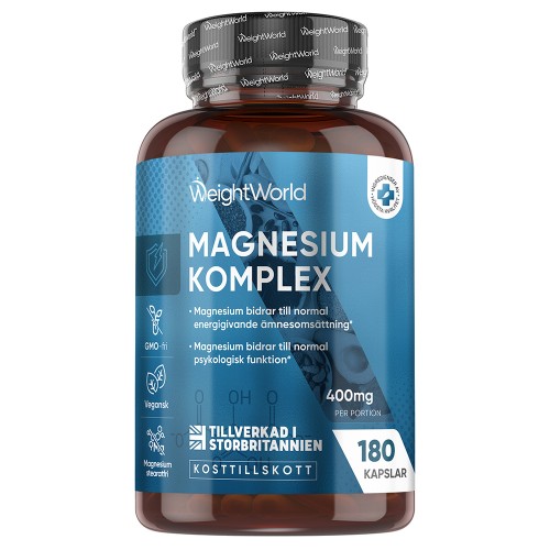 Köp Magnesium Komplex, 180 kapslar | WeightWorld