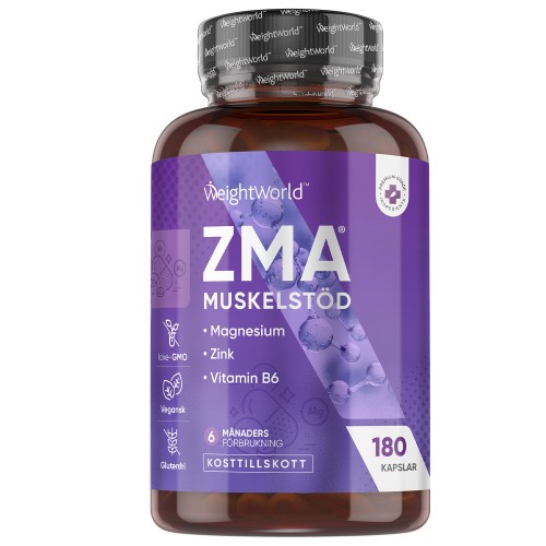 ZMA, 180 kapslar - Med zink, magnesium och B6