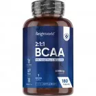 En burk med BCAA tabletter från WeightWorld