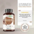 Bilden har en recension från en kund och visar en burk ac Ceylonkanel samt 100% Nöjdhetsgaranti