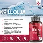 Krillolja från lysräkor för att få ut så mycket Omega 3 och därmed DHA och EPA som möjligt