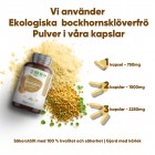 Naturliga och ekologiska bockhornsklöver kapslar för viktminskningen
