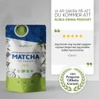 Ett naturligt och ekologiskt matcha te pulver för ditt välmående