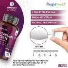 Ett unikt och underbart kalium tillskott med vitamin c för hälsan