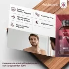 På bilden ser man ett produktblad om WeightWorlds A vitamin tabletter