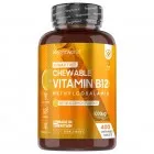 1 burk av WeightWorlds Vitamin B12 Tuggtabletter som är stödjer nervsystemets normala funktion