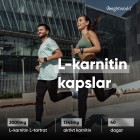 Bilden visar produktfördelar och 2 personer som joggar i stadsmiljö