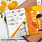 En broschyr som visar fördelarna man får om man köper WeightWorlds Liposomal Vitamin C vätska