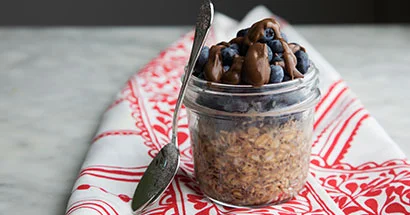 recept/overnight oats med blabar och kakao recept 2638