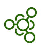 Symbol som som ska symbolisera detox med runa cirklar som är knutna till varandra Symbol som som ska symbolisera detox med runa cirklar som är knutna till varandra