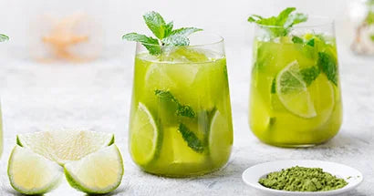 Juice med spirulina och citron
