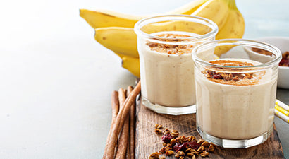 Smoothie med valnöt, banan & lucuma