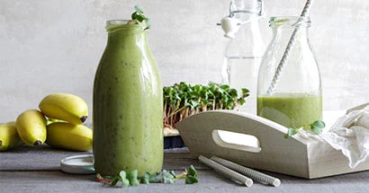 Grön smoothie med spirulina