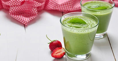 Smoothie med chlorella och bär