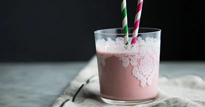 Smoothie Med Yoghurt & Jordgubbar