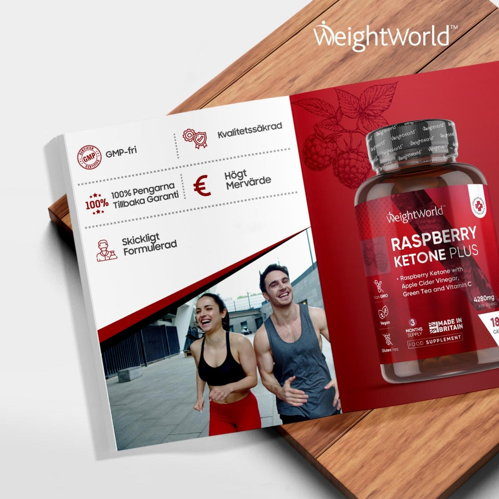 Köp nyttiga raspberry ketone kapslar som är berikade med grönt te, äppelcidervinäger och c-vitamin