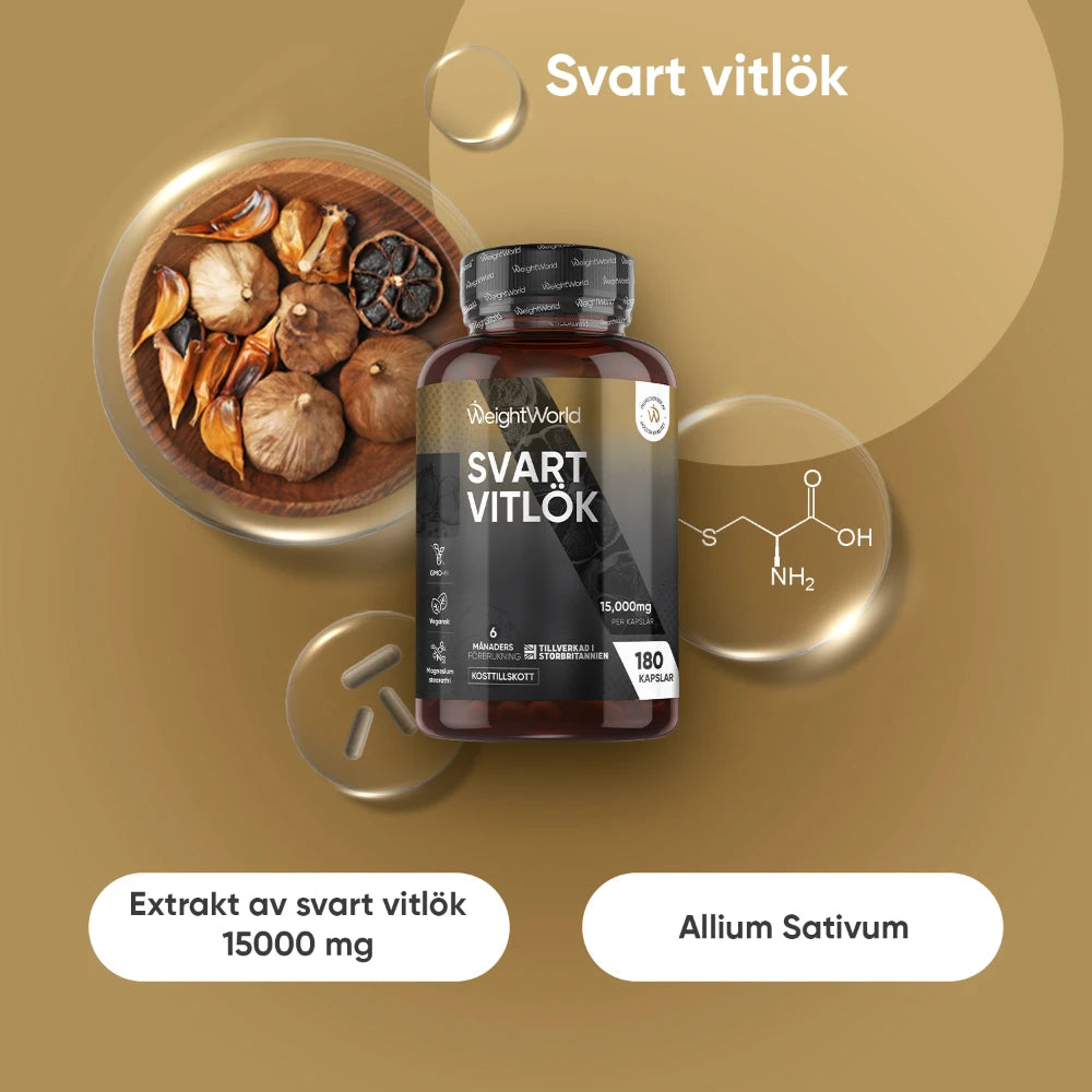 Svart vitlök 15000 mg