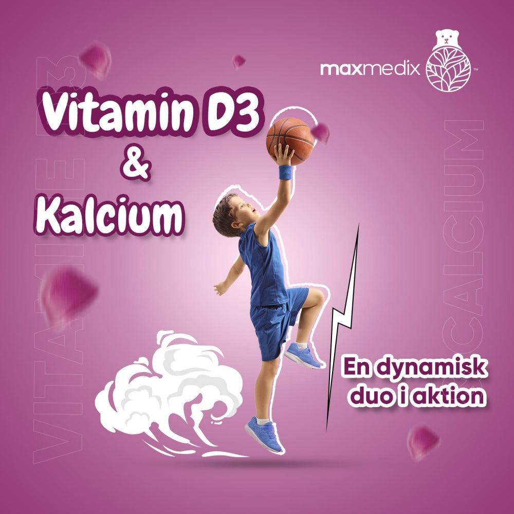 Kalcium och Vitamin D3 Gummies