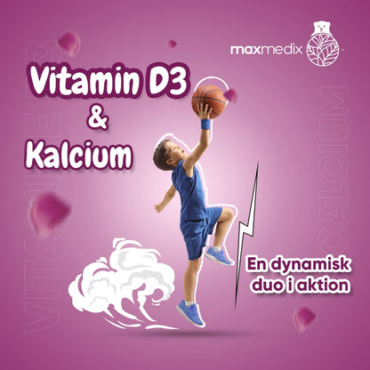 Kalcium och Vitamin D3 Gummies