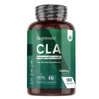 En burk med CLA kapslar från WeightWorld